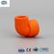 Pomarańczowe rury PPR Złączki plastikowe Kolanko rurowe redukujące kompresję 45 90 stopni